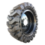 12-16.5 Solid Skid Steer Tires- Non Marking Grey