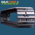 300mm Excavator Steel Tracks with Grouser Shoes x 44 links - Heavy Duty