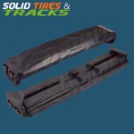 500mm Clip-On Rubber Pad 190mm Pitch - Heavy Duty