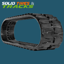9" Heavy Duty 230x72X50 Rubber Track