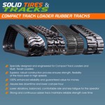 400x86x55 CTL Rubber Track-ZIg Zag