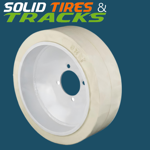 15x5 Scissor Lift Tires with Rim Assembly